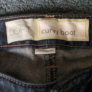 Ann Taylor LOFT Women’s Curvy Boot Jeans